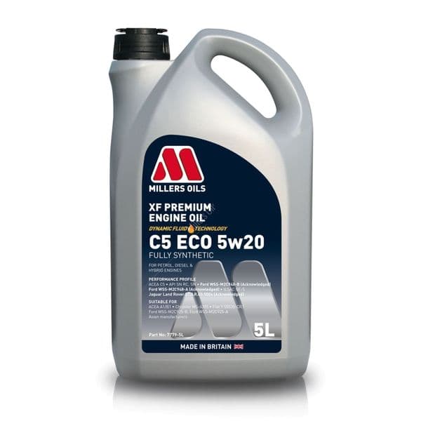 Millers Engine Oil EB 5w20 XF Long Life 5L Focus ST 250 mk2