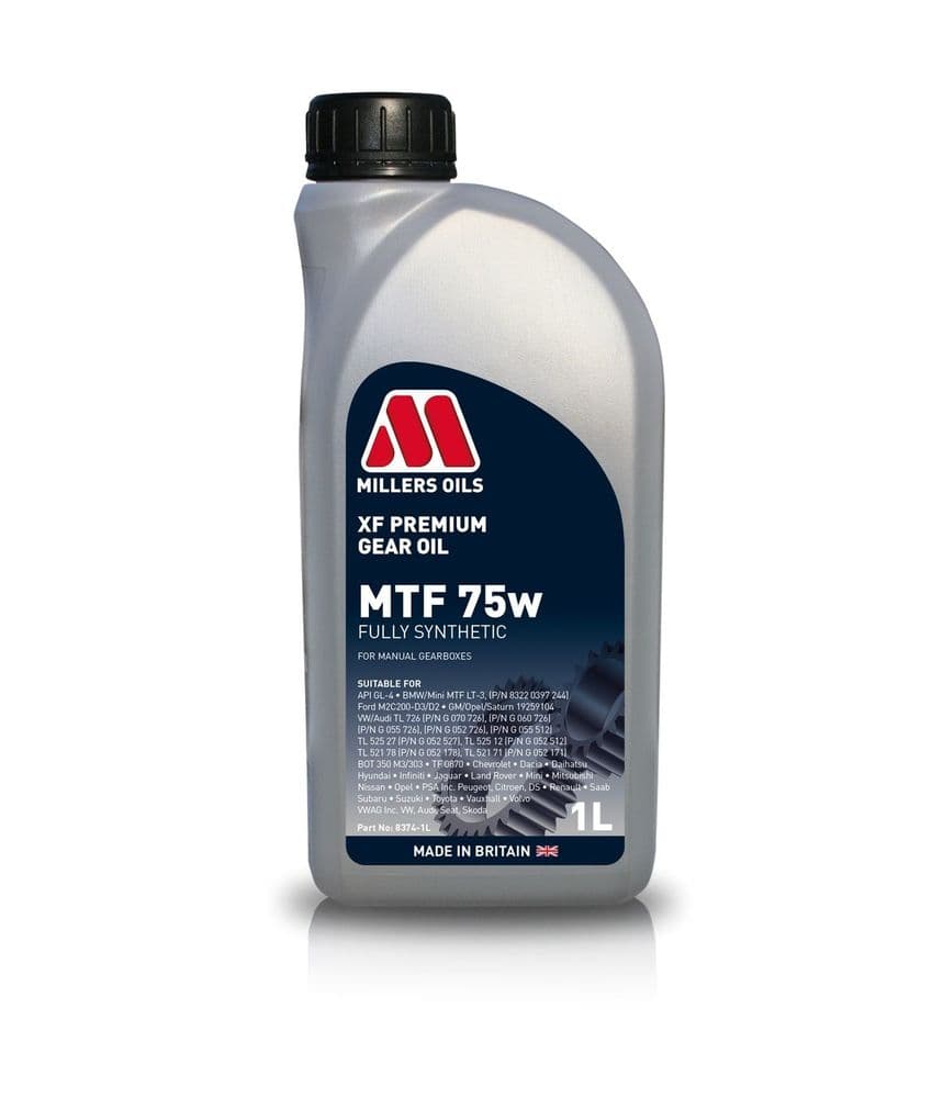 Millers TRX Synthetic 75w Gear Box Oil 1L | Focus RS mk3