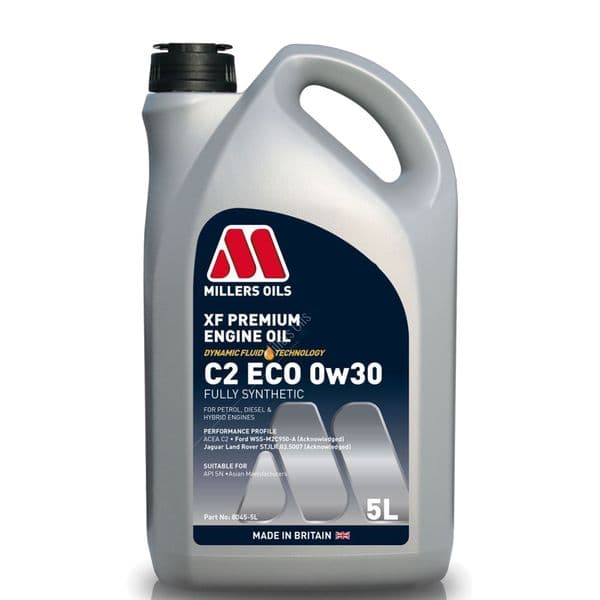 Millers XF Premium C2 ECO 0W-30 Engine Oil 5L