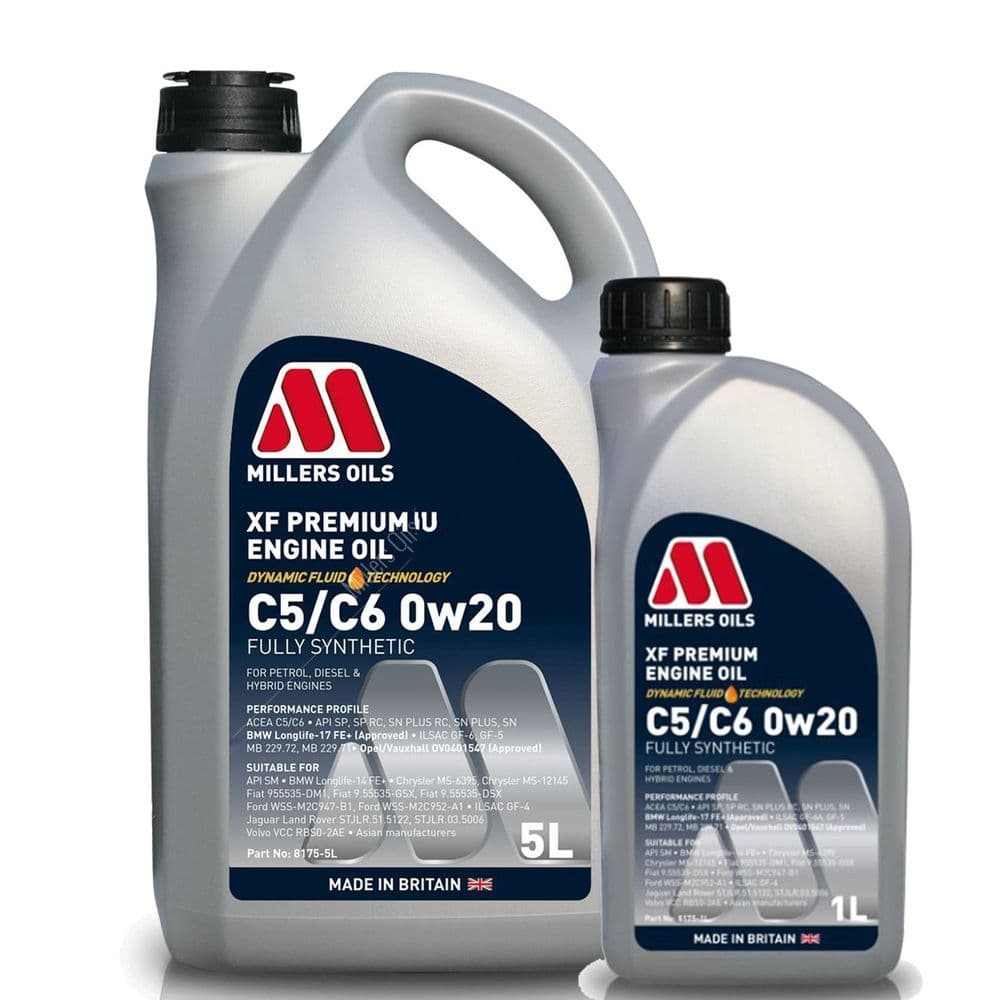 Millers XF C5/C6 0w20 Engine Oil - Fully Synthetic