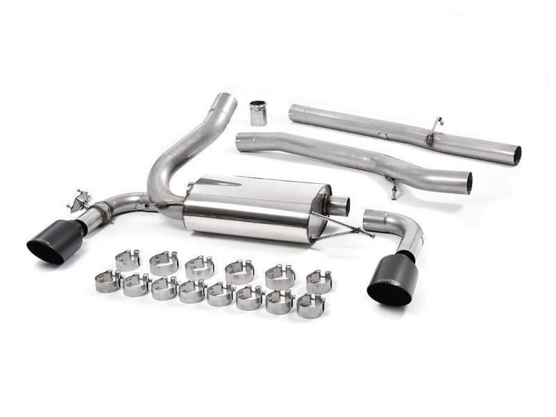 Milltek Sport Full Exhaust System Black Tips | Focus RS mk3