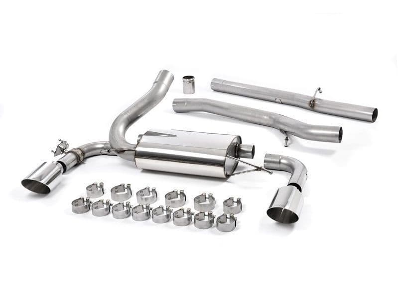 Milltek Sport Full Exhaust System Polished Tips | Focus RS mk3
