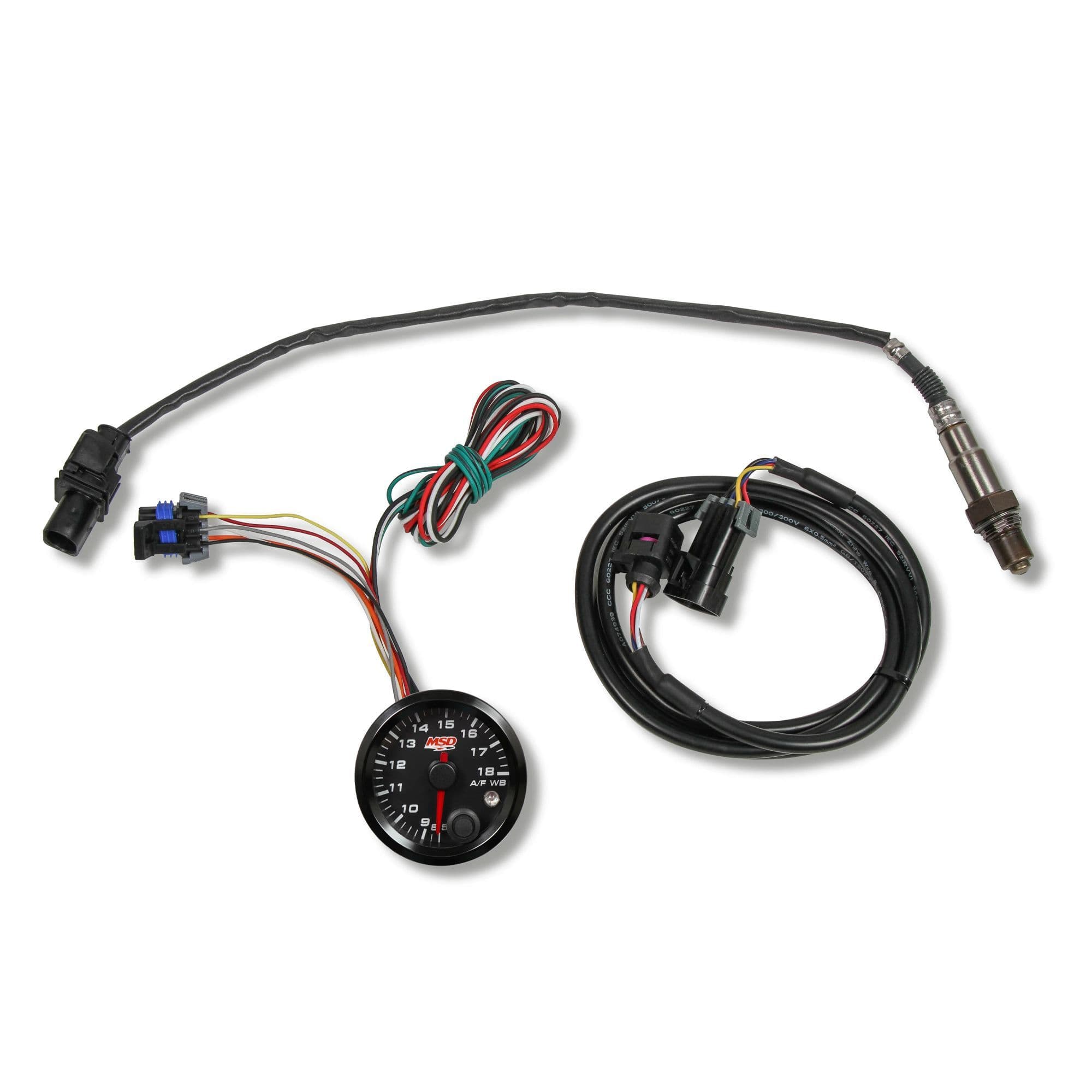 MSD Standalone Air/Fuel Wideband O2 Gauge Kit | Accurate Air/Fuel Ratio ...