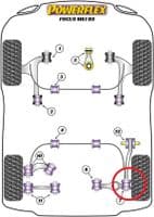 Powerflex Rear Track Control Arm Bush Outer | Focus RS mk1