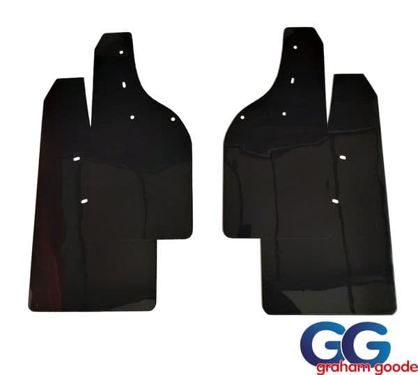 Rally Flapz Mud Flaps Gloss Black | Fiesta ST180 ST200 & Zetes S 2008 to 2017