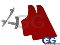 Rally Flapz Mud Flaps Gloss Black | Fiesta ST180 ST200 & Zetes S 2008 to 2017