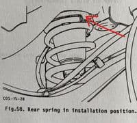Rear Spring Top Suspension Mount Escort & Sierra Cosworth - GGR