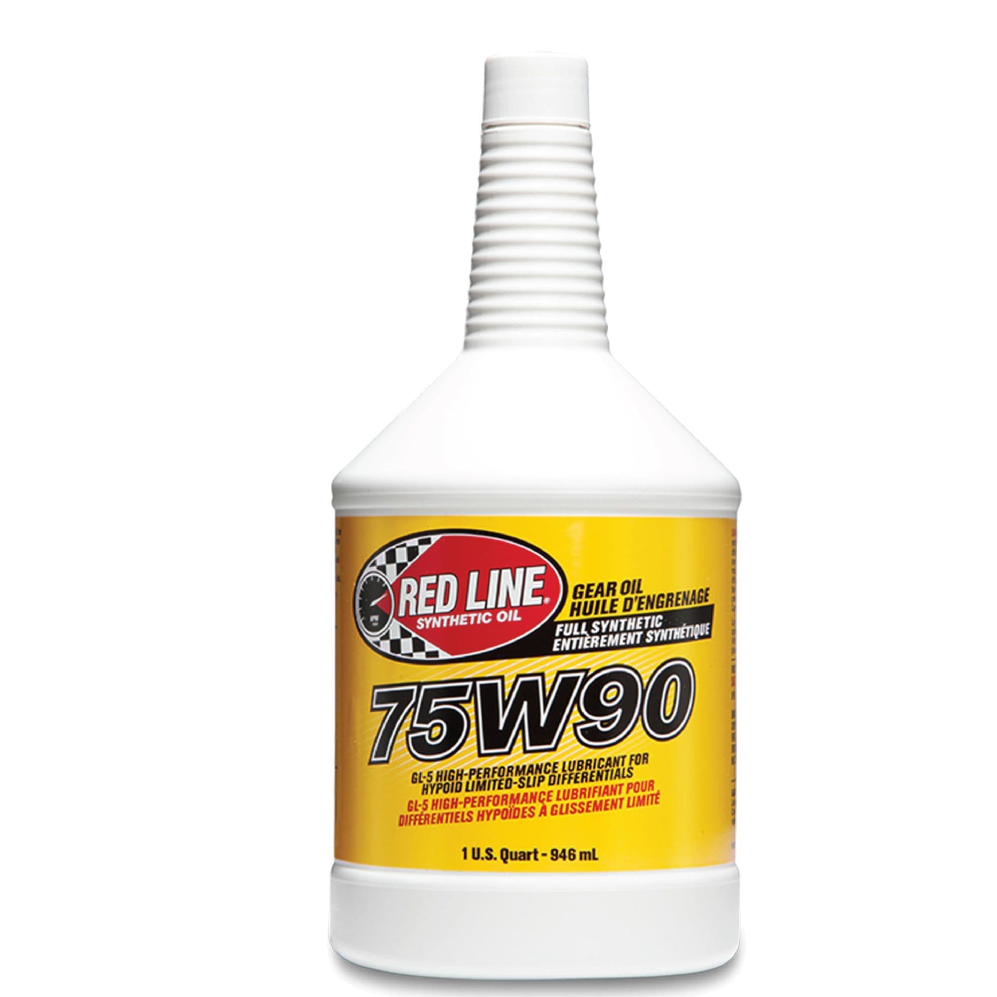 Red Line Diff Oil Redline 75W90 Rear Diff Differential Gear Oil 1 Quart Fully Synthetic ...