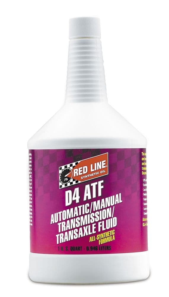 Redline Oil D4 ATF Dexron 4 Automatic Transmission Fliud Manual ...