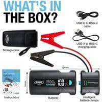 Ring Ultra Boost 1500A Jump Starter Pack Lithium Battery