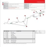Scorpion Cat Back Exhaust System Fiesta 1.0T 100/125/140ps EcoBoost STD Valance