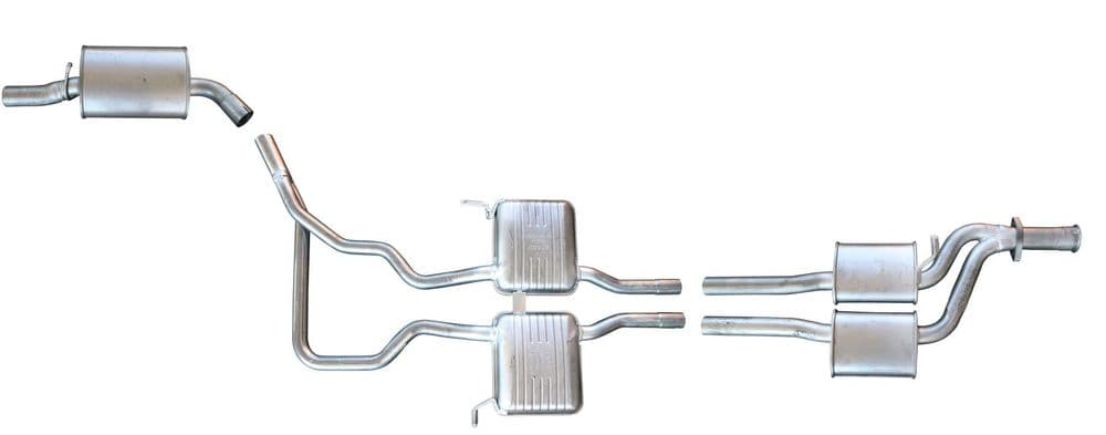 Sierra Sapphire 4WD RS Cosworth Without Cat | STD OE Exhaust System Replica | Section Selector