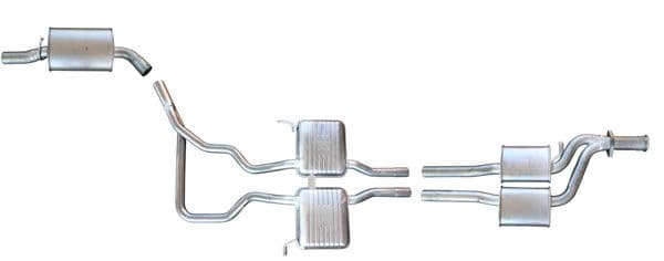 Sierra Sapphire 4WD RS Cosworth Without Cat | STD OE  Exhaust System Replica | Section Selector