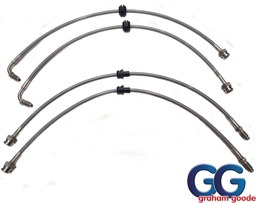 Stainless Steel Braided Brake Hose Kit | Fiesta ST 150