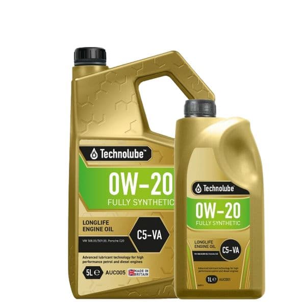 Technolube 0W20 C5-VA Fully Synthetic Engine Oil | Advanced Low SAPS – 5L & 1L