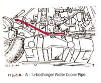 YBO164 Turbo Water Cooling  Pipe  Ford Sierra Sapphire RS Cosworth 2WD & RS500