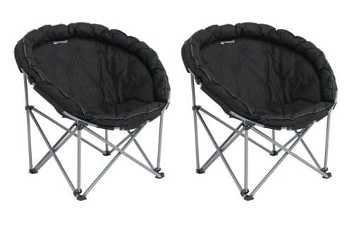 2 x Outwell Casilda XL Half Moon Chairs (26)