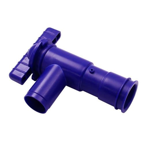 28mm Blue Plastic Drain Tap For Fresh Water
