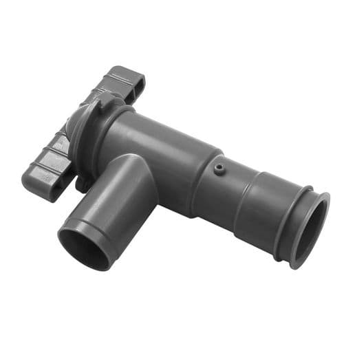 28mm Grey Plastic Drain Tap For Waste Water