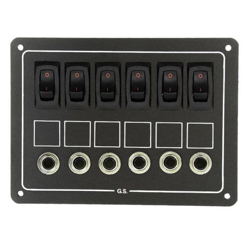 AG 6 Way Circuit Breaker/Switch Panel