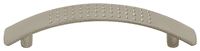 Bow Handle, Zinc Alloy, Fixing Centres 96-128mm, Dimple, Campervan Construction - Grasshopper Leisure