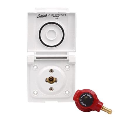 Truma External Gas Installation BBQ Point White Gas Equipment For truma-external-gas-installation-bbq-point-white-gas-equipment-for