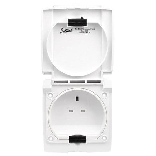 Bullfinch External Mains Outlet White