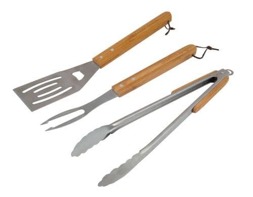 Campingaz Barbecue Universal Utensil Kit Spatula, Tongs & Fork