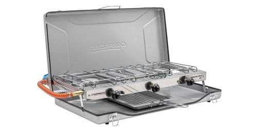 Campingaz Camping Chef CV Folding Double Burner & Grill Stove