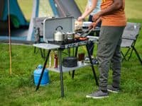 Camping Kitchen 2 Multi-Cook Plus Portable Gas Stove 2213260 - Grasshopper Leisure