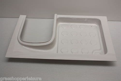 Caravan/Motorhome Shower Tray LH (To Suit Thetford C200 CW/CS / Dometic CTW/CTS Cassette Toilets)