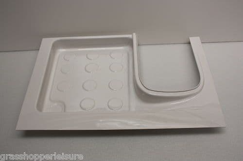 Caravan/Motorhome Shower Tray RH (To Suit Thetford C200 CW/CS / Dometic CTW/CTS Cassette Toilets)