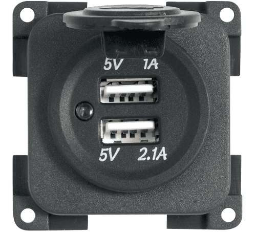 CBE 12v 2.1A Double USB Charging Socket
