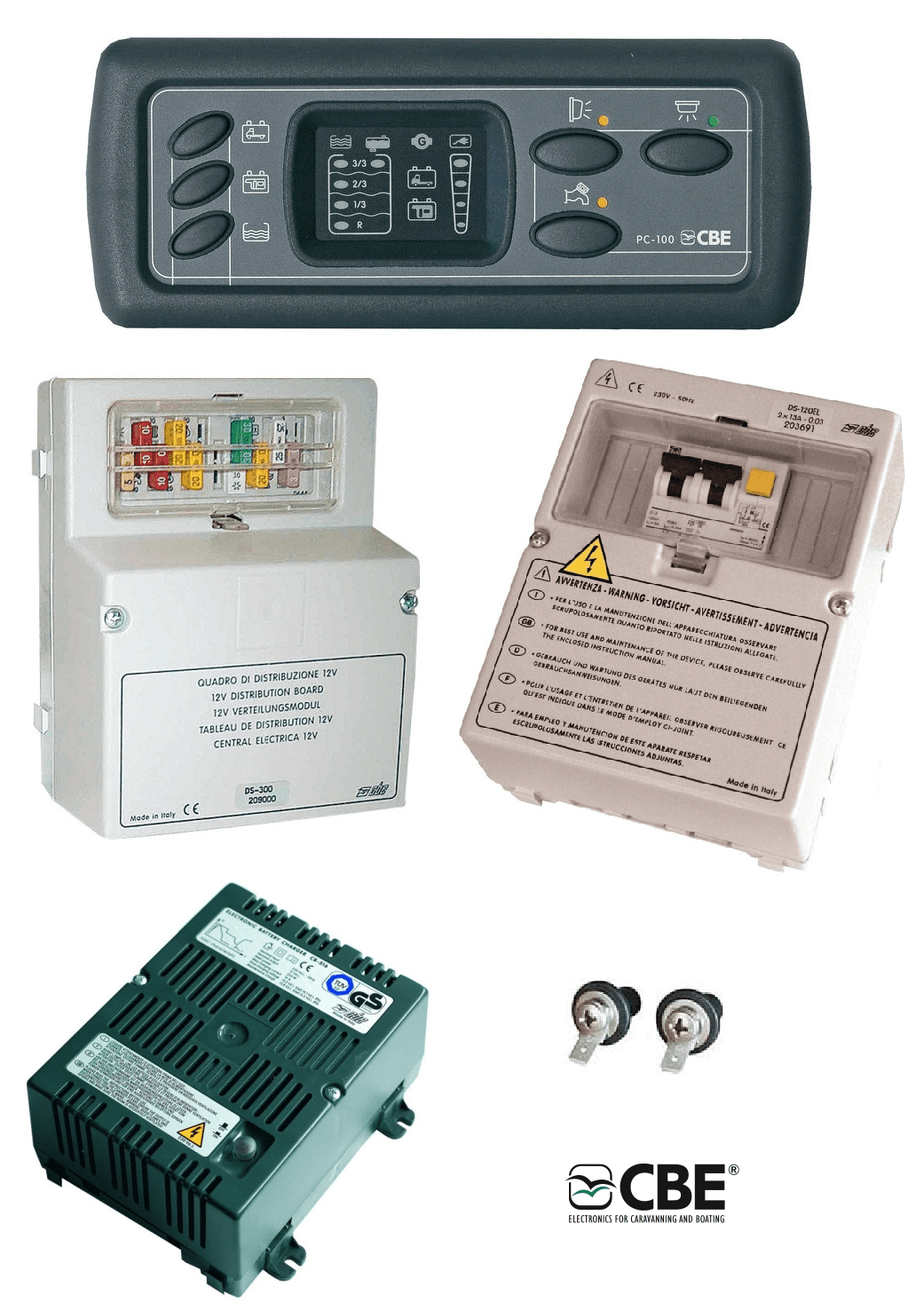 CBE PC100 Kit - Grasshopper Leisure, CBE electrical, Caravan