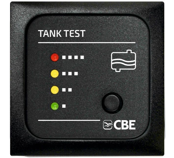 CBE MTT 12V Waste Water Tank Level Indicator Gauge Panel For Campervan & Caravan