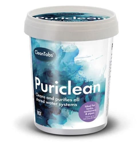 Clean Tabs Puriclean Water System Cleaner & Steriliser 100g