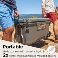 Coleman 100QT Convoy Wheeled Coolbox Cooler (2213849) - Grasshopper Leisure