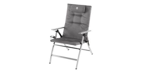 Coleman 5 Position Padded Aluminium Recliner Chair