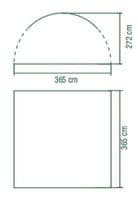 Coleman FastPitch™ Event Shelter L - 3.65M x 3.65M, 2000032027 - Grasshopper Leisure