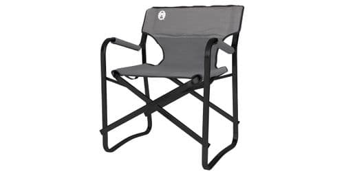 Coleman Steel Deck Chair Black