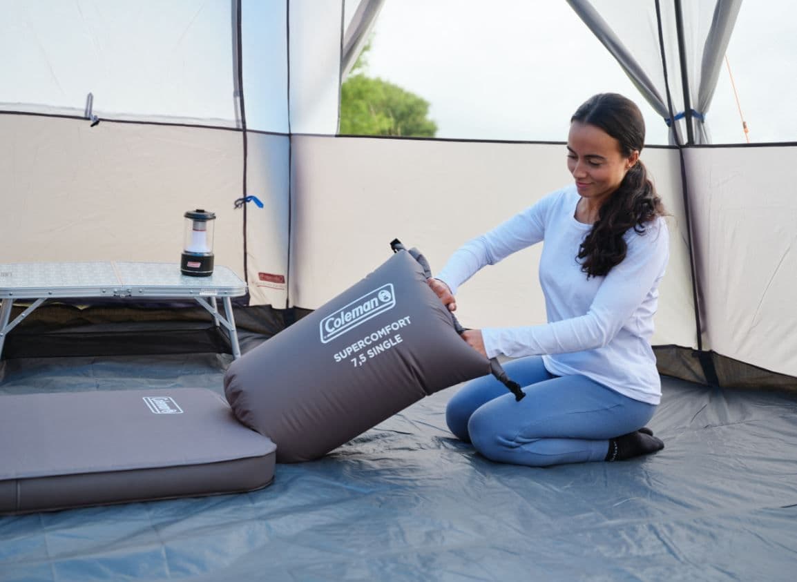Coleman Comfort Inflator Mat, High Peak⁄Double