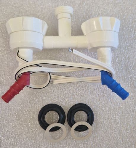 Comet Novo Shower Mixer White