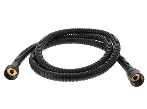 Comet Satin Black Metal Shower Hose 1.5 Metre
