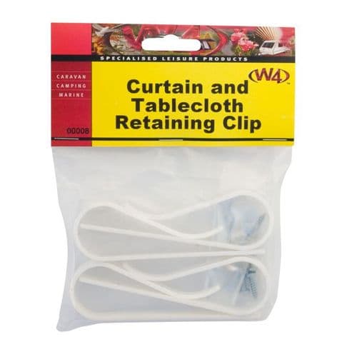 Curtain & Tablecloth Retaining Clips (4)