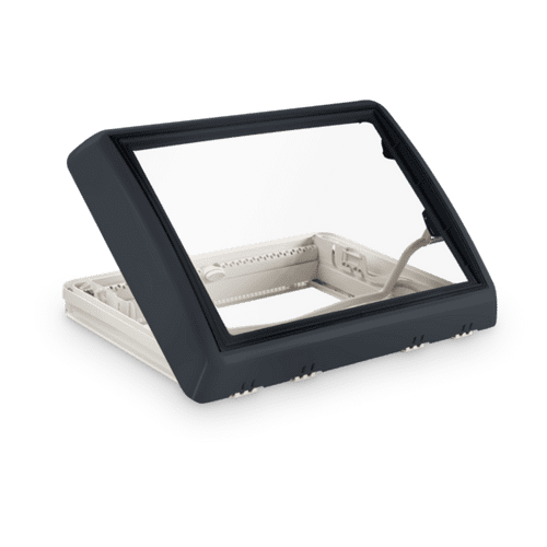 Dometic Midi Heki Style Rooflight With Forced Ventilation (700 x 500mm) - Grey