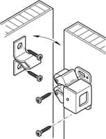 Double Roller Catch, Handles, Knobs & Catches, Campervan Construction, DIY Equipment for Motorhome, Campervan and Caravan Conversions, caravan and motorhome accessories shop - Grasshopper Leisure