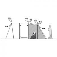 Easy Camp Hamra 5 Tunnel Tent 2025 - Grasshopper Leisure