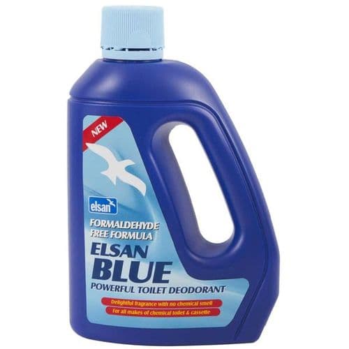 Elsan Toilet Chemical Fluid 2 Litre Blue FORMALDEHYDE FREE