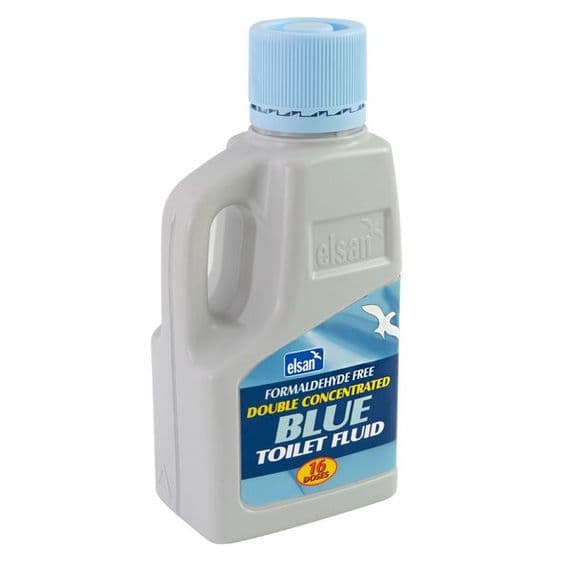 Elsan Toilet Chemical Fluid Blue 1 Litre Double Concentrated FORMALDEHYDE FREE - Grasshopper Leisure