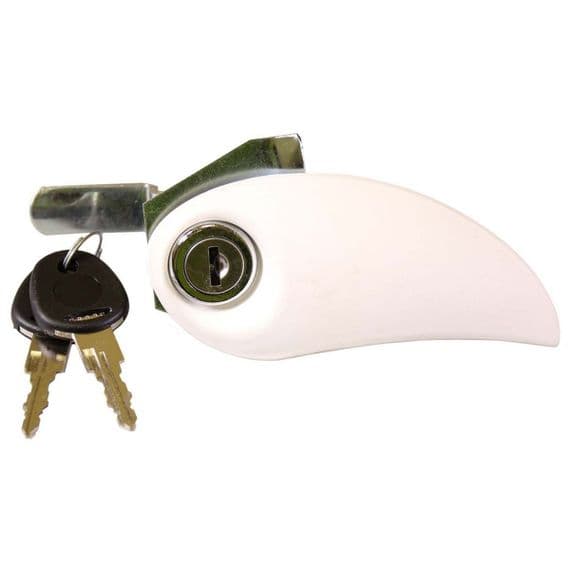 FAP Flap Lock (Black Or White), Caravan & Motorhome Locks, Safety ...